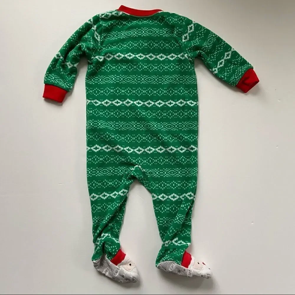Carter’s Christmas Santa Footie PJ & bonus onsie